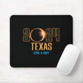 Texas Solar Eclipse 2024 Totality April 8 Men Wome Mousepad (Mit Mouse)