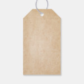 Texas South Western Cowboy Birthday Vielen Dank Geschenkanhänger (Rückseite)