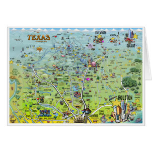 Texas-Spaß-Karte