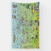 Texas-Spaß-Karte Banner (Vertikal)