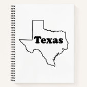 Texas Spiral Notebook Notizblock (Vorderseite)