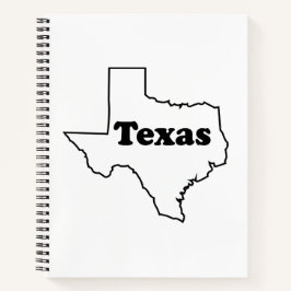Texas Spiral Notebook Notizblock