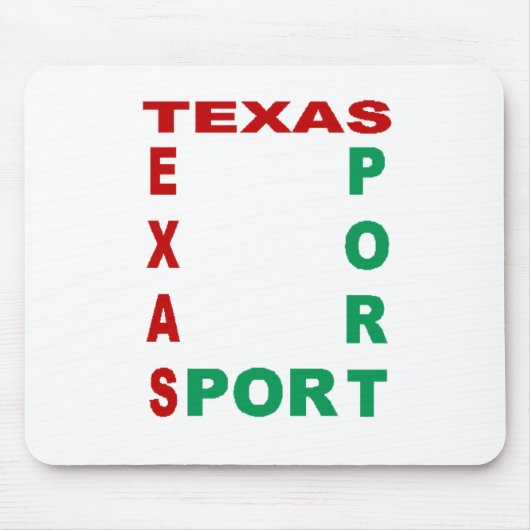 TEXAS-SPORT-MAUSEPPICH MOUSEPAD (Vorne)