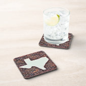 Texas Staat auf einem Untersetzer-Set Getränkeuntersetzer (Rechte Seite)