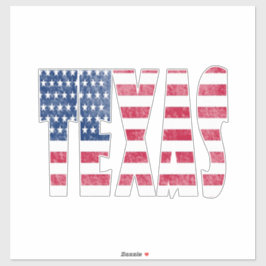 Texas-Staat Aufkleber