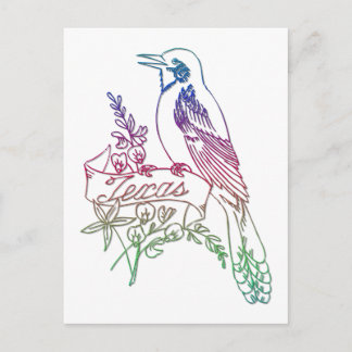 Texas Staat Bird - The Mockingbird Postkarte
