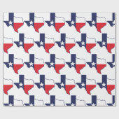Texas Staat Birthday Geschenkwrap Geschenkpapier (Flach)