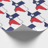 Texas Staat Birthday Geschenkwrap Geschenkpapier (Ecke)