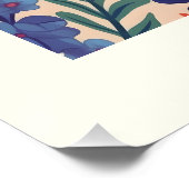 Texas Staat Bluebonnet Blume Market Poster (Ecke)