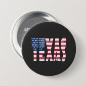 Texas-Staat Button (Vorne & Hinten)