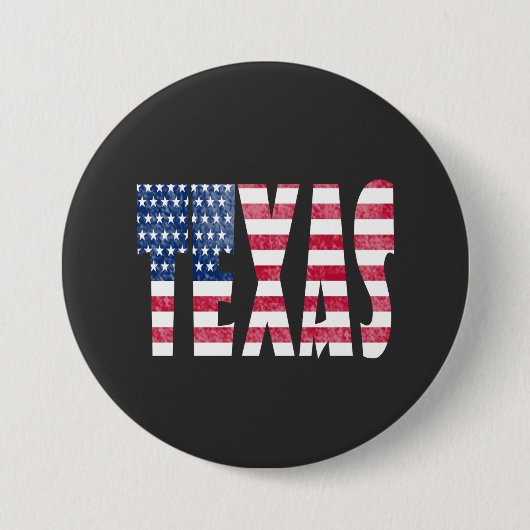 Texas-Staat Button (Vorderseite)