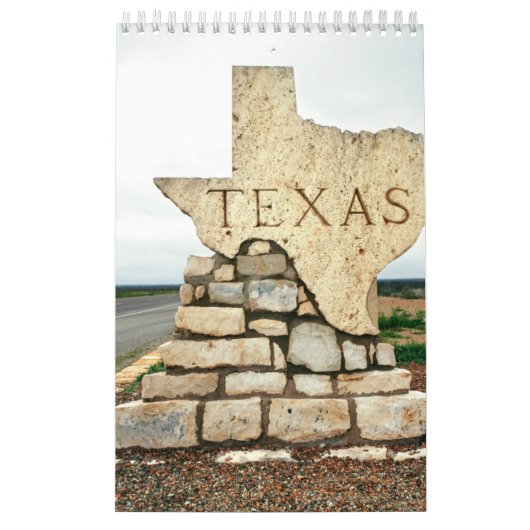 Texas Staat Collection Wall Calendar Kalender (Titelbild)