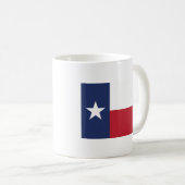 TEXAS STAAT FLAG Christliche Schrift gesegnet Kaffeetasse (VorderseiteRechts)