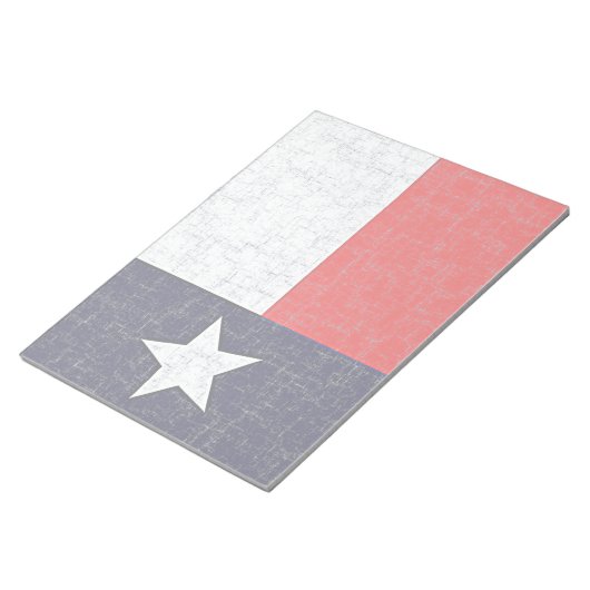 TEXAS-STAAT FLAG Notepad Notizblock (angewinkelt)