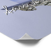 Texas Staat Foto Einfügen und Ortsname Poster (Ecke)