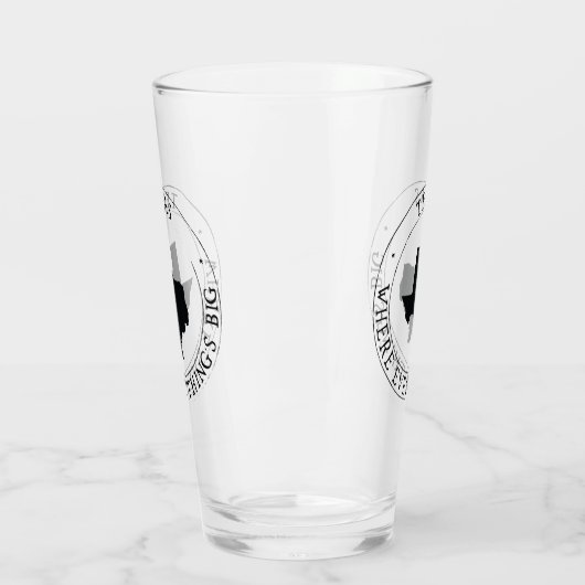 Texas Staat Glass Cup Glas (Links)