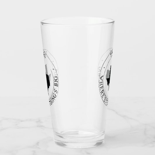 Texas Staat Glass Cup Glas (Rechts)