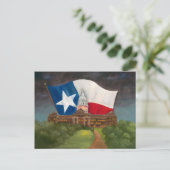 Texas Staat Hauptstadt am Abend Postkarte (Stehend Vorderseite)
