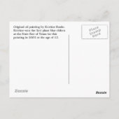 Texas Staat Hauptstadt am Abend Postkarte (Rückseite)