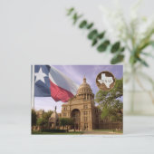 Texas Staat Hauptstadt Gebäude, Austin, TX Postkarte (Stehend Vorderseite)