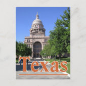 Texas Staat Hauptstadt Gebäude, Austin TX. Postkarte (Vorderseite)