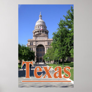 Texas Staat Hauptstadt Poster