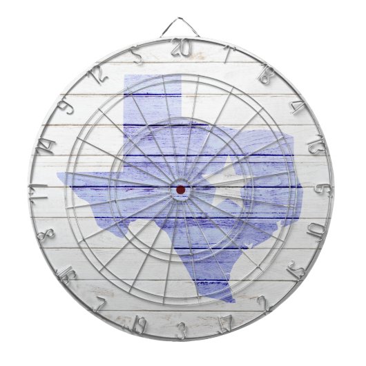 Texas Staat Imitate Wood Dartscheibe (vorne)