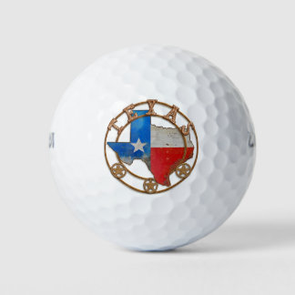 Texas Staat Karte Flaggenmarkierung Schmiedeeisen Golfball