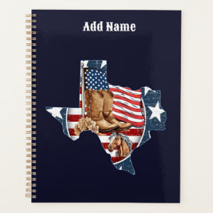 Texas Staat Kontur USA Pferd Planer