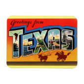 Texas Staat Magnet (Horizontal)