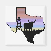 Texas Staat Magnet (Vorne)