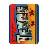 Texas Staat Magnet (Vertikal)