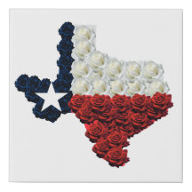 "Texas Staat Map Leinwand Wall Art Patriotic Zuhau