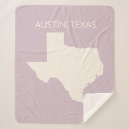 Texas Staat Map Wohngestaltung Sherpadecke