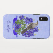 Texas Staat Mockingbird & Bluebonnet Blume Case-Mate iPhone Hülle (Rückseite (Horizontal))