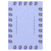 Texas Staat Mockingbird & Bluebonnet Blume Tischdecke (Vorderseite)