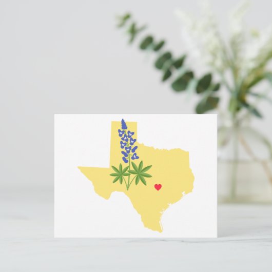 Texas Staat Postkarte (Stehend Vorderseite)