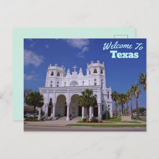 Texas Staat Postkarte (Vorne/Hinten)