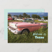 Texas Staat Postkarte (Vorne/Hinten)