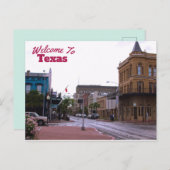 Texas Staat Postkarte (Vorne/Hinten)