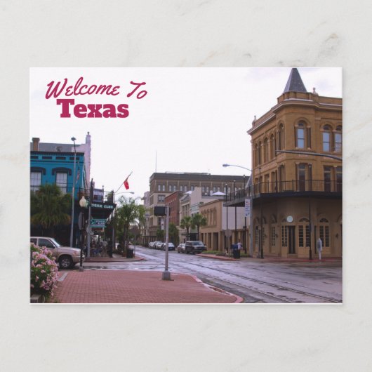 Texas Staat Postkarte (Vorderseite)