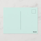 Texas Staat Postkarte (Rückseite)