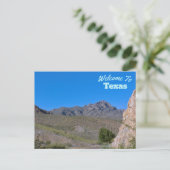 Texas Staat Postkarte (Stehend Vorderseite)