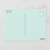 Texas Staat Postkarte (Rückseite)