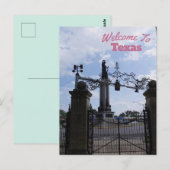 Texas Staat Postkarte (Vorne/Hinten)
