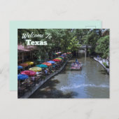 Texas Staat Postkarte (Vorne/Hinten)