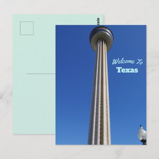 Texas Staat Postkarte (Vorne/Hinten)