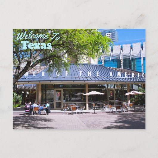 Texas Staat Postkarte (Vorderseite)