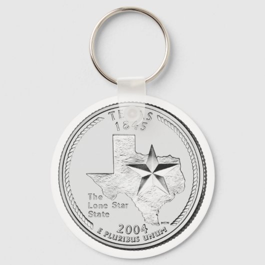 Texas Staat Quarter Schlüsselanhänger (Vorderseite)