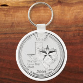 Texas Staat Quarter Schlüsselanhänger (Vorderseite)